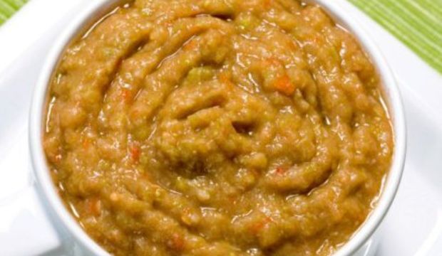 Bezelyeli kabak püresi