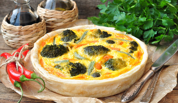 Brüksel lahanalı ve jambonlı tartaletler