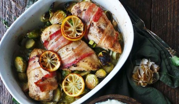 Bacon ve pırasaya sarılı patates tarifi