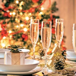 Yılbaşı gecesi için yaratıcı sofralar