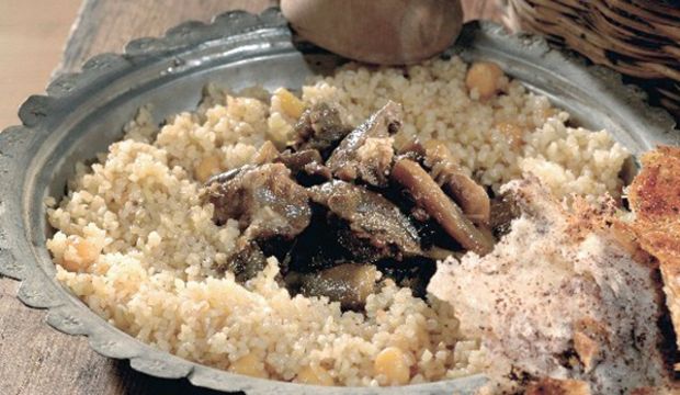 Nohutlu bulgur pilavı