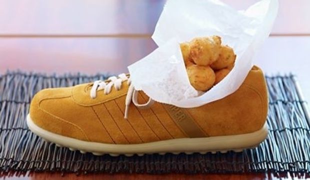 Yemeğinizi ayakkabıda alır mısınız? 