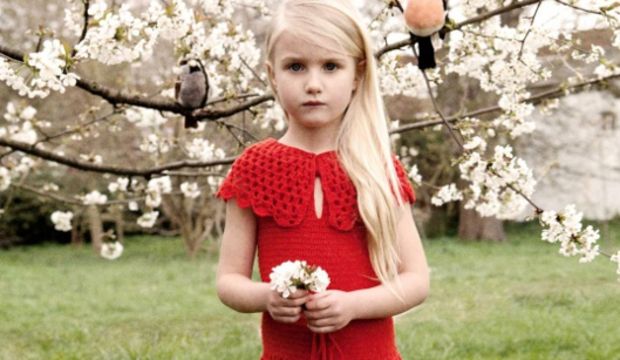 Dünyaca ünlü modelin 6 yaşındaki kızı modelliğe adım attı!