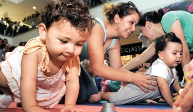 En hızlı emekleme yarışı!
