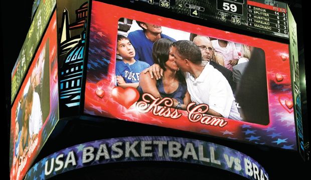 Maçta ‘first öpücük’