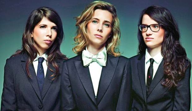 Cool Fransız müzisyen 3 kadın