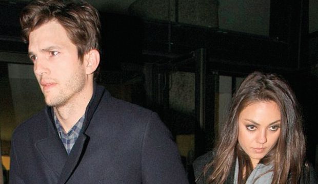 Ashton Kutcher sevgilisini görmek için okyanus aştı!