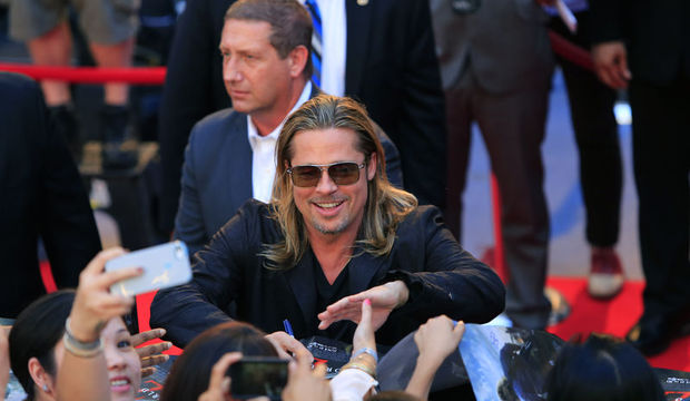Times Meydanı’nda Brad Pitt izdihamı!