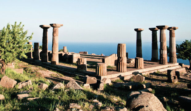 Tatilin batı ucu Assos...