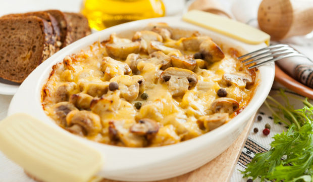 Akşama mantarlı patatese ne dersiniz?