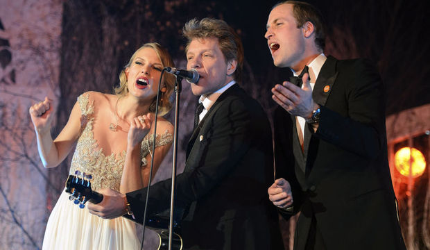 Prens William ve Bon Jovi’den düet