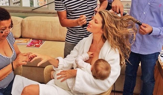Gisele Bündchen emziriyor mu?