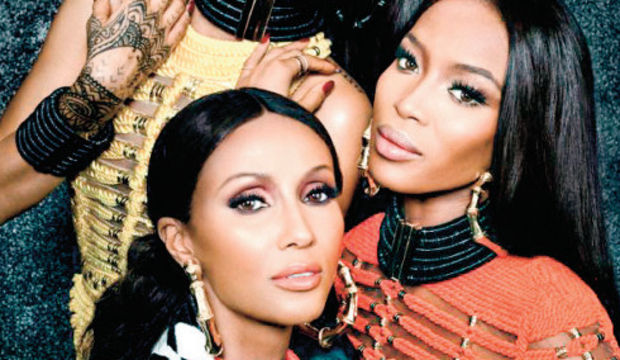 Rihanna, Naomi ve İman aynı karede