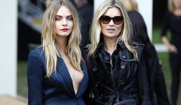 Cara ve Kate'den Burberry tanıtımı