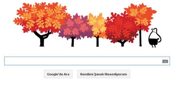 Sonbahar ekinoksu Doodle oldu