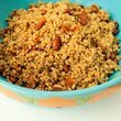 Kayısılı, bademli bulgur pilavı
