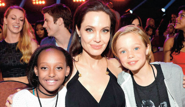 Angelina Jolie'nin kızları çılgına döndü!