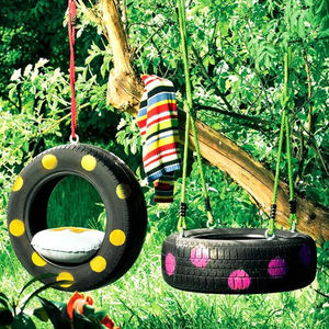 Eski lastikleri süsleme zamanı!