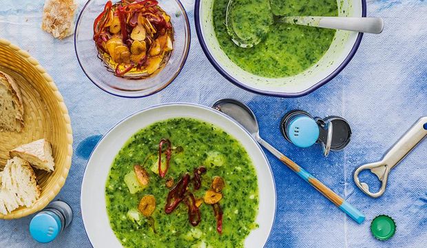 Patatesli sarımsaklı çorba