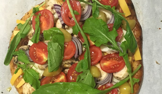 Ramazan pidesi ile pizza