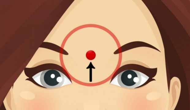 Alnınızın bu noktasına masaj yaparsanız ne olur?