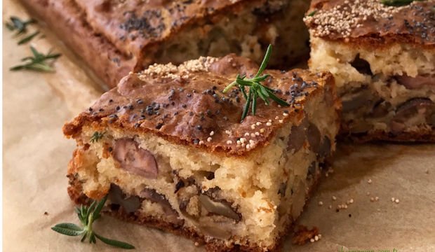 Zeytinli cevizli tuzlu kek nasıl yapılır?