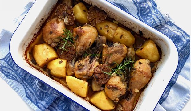 Fırında baharatlı limonlu piliç baget tarifi