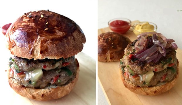 Hamburger köftesi yapımı