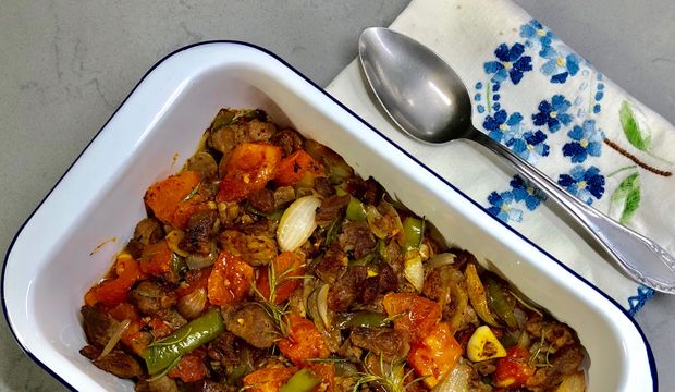 Kekikli sac kavurması