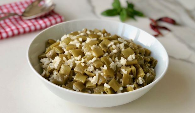 Taze fasulye diblesi