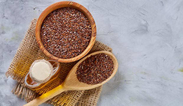 Keten tohumu maskesi