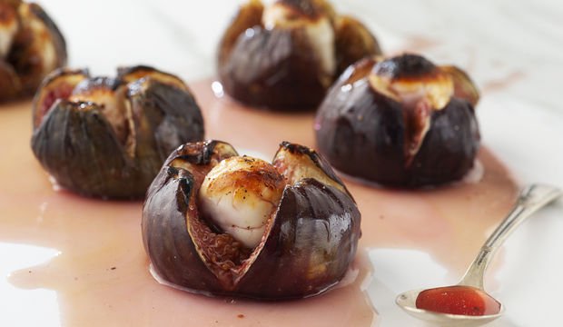 Izgarada peynirli ballı incir