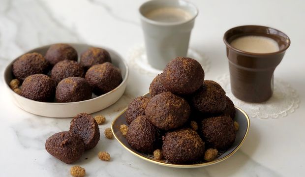 Dutlu kakaolu top kurabiye