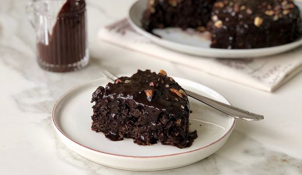 Çikolatalı muzlu yulaflı fit kek