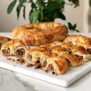 Hazır yufkalı kıymalı Sarıyer böreği 