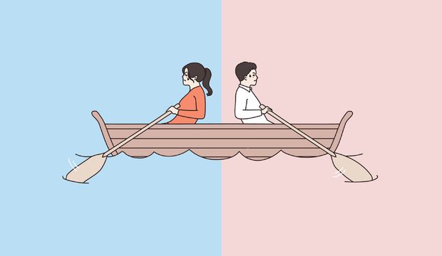 Sanki eşim değil rakibim...