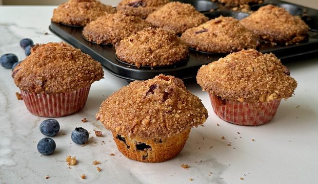 Yaban mersinli muffin nasıl yapılır?