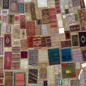 Antalya’nın halı tarlalarında görsel şölen