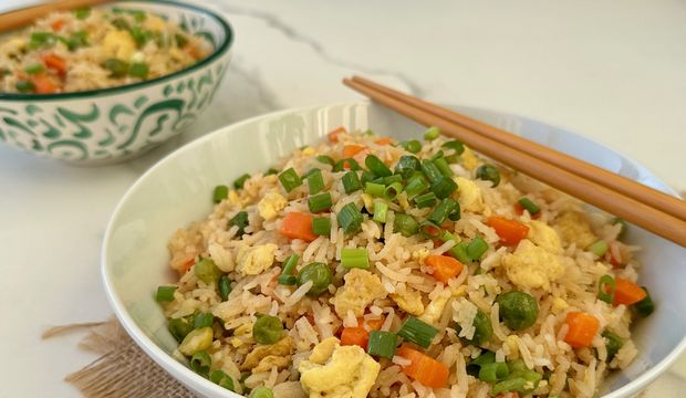 Sebzeli Çin pilavı