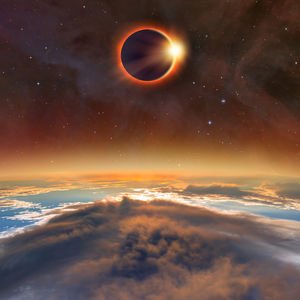 8 Nisan Koç burcunda Güneş Tutulması