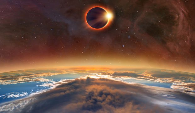 8 Nisan 2024 Koç burcunda Güneş Tutulması