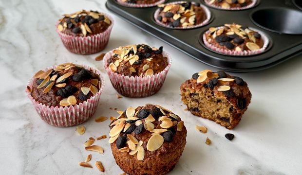 Çikolatalı muzlu muffin