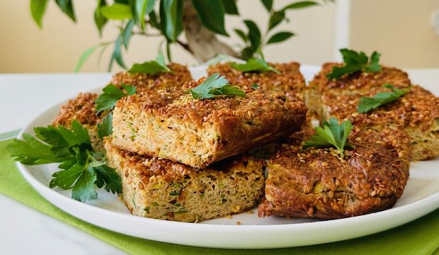 Tahinli kabaklı ekmek