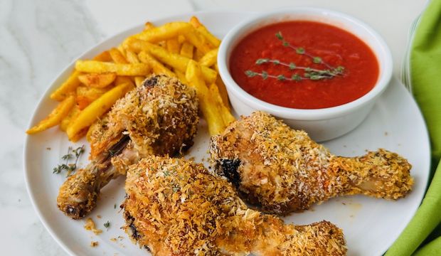 Fırında pankolu çıtır tavuk tarifi