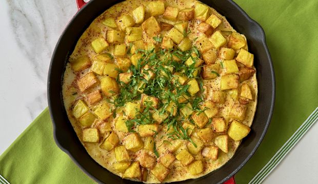 Yumurtalı patates kızartması