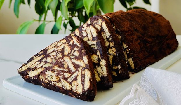 Çikolatalı mozaik pasta